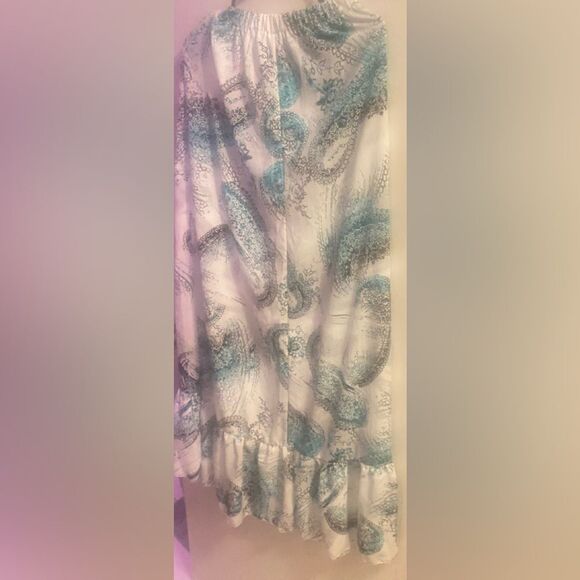 🛍️Casa Lee Black and Green Floral 💐Maxi High Fashion Skirts sizes : various 💥 - Picture 4 of 12